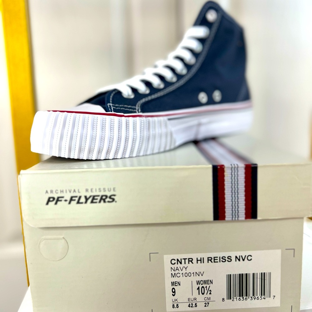Brand new PF Flyers canvas Center Hi sneakers. An American Classic.